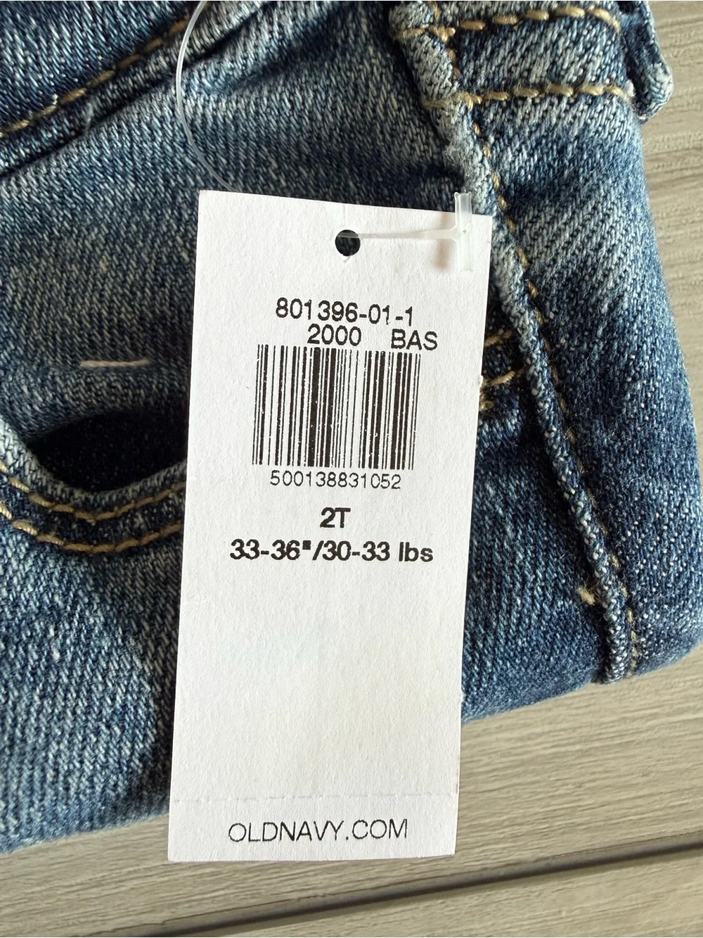 Old Navy High-Waisted Rockstar 360° Stretch Jeggings Blue 2T NWT IN PACKAGE
